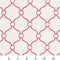 Pink Embroidery Geometric Woven Pattern Upholstery Fabric by The Yard - SKU: Barwick Coral